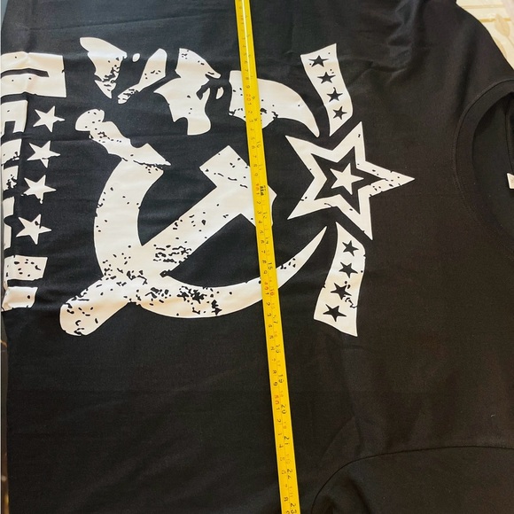 Vintage Lenin T-Shirt USSR Soviet Union Sickle & Hammer Communist Graphic XL - Picture 4 of 6